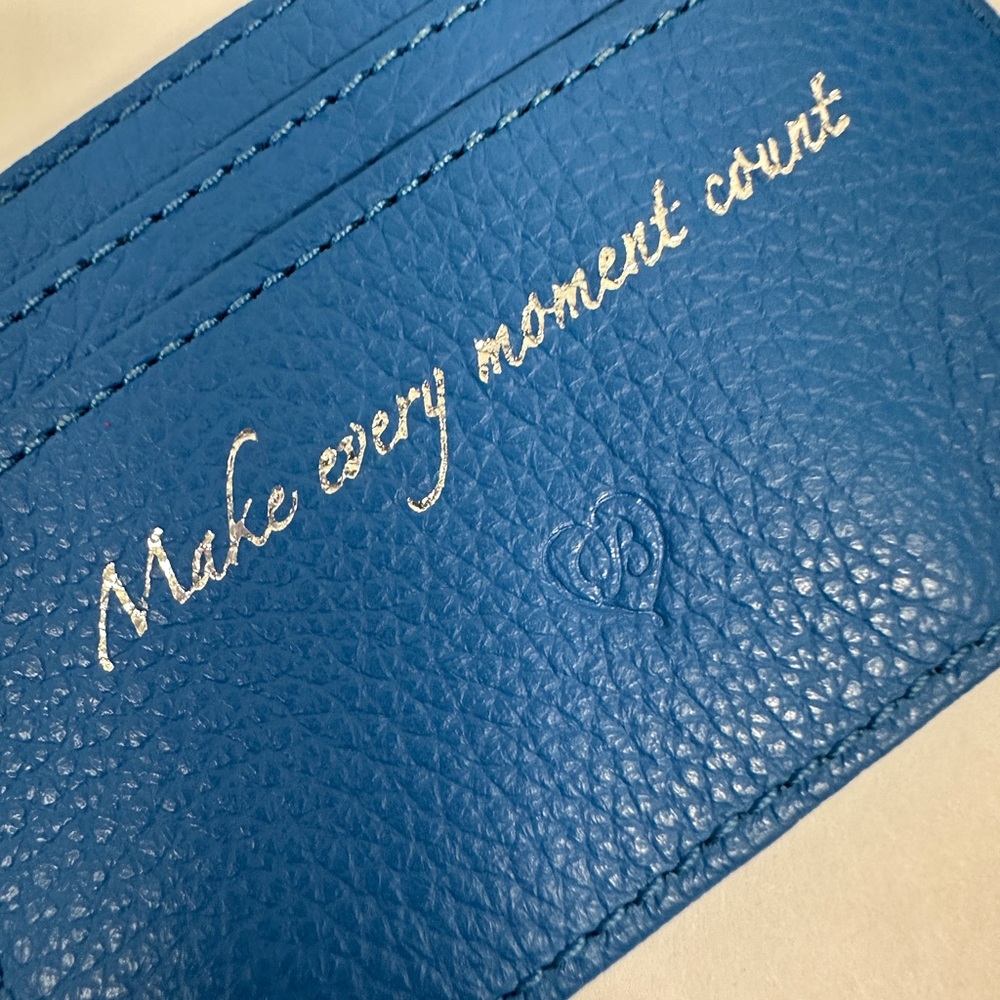 BRIGHTON WISHES Blue Wishes Card Case 3*4” - Picture 4 of 6